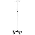 Blickman IV Stand 2 Hook w/Tru Loc Mechanism w/5 Leg Cast Alum Base 1315